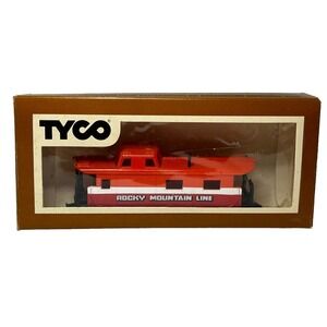 Rocky‎ Mountain Line 40' Caboose HO Scale Train Car Tyco #327-27 Vintage